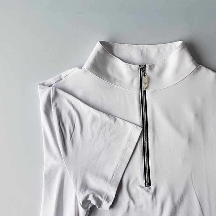 Tailored Sportsman Ladies ICEFIL® Sunshirt Short Sleeve / White