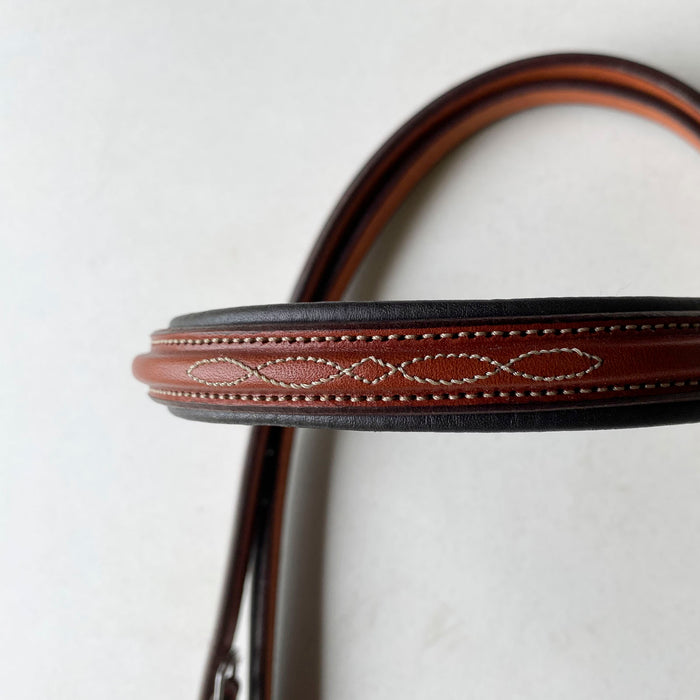 Edgewood Fancy-stitched Padded Figure 8 Bridle