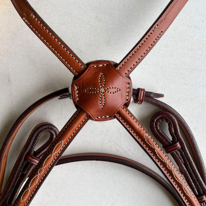 Edgewood Fancy-stitched Padded Figure 8 Bridle