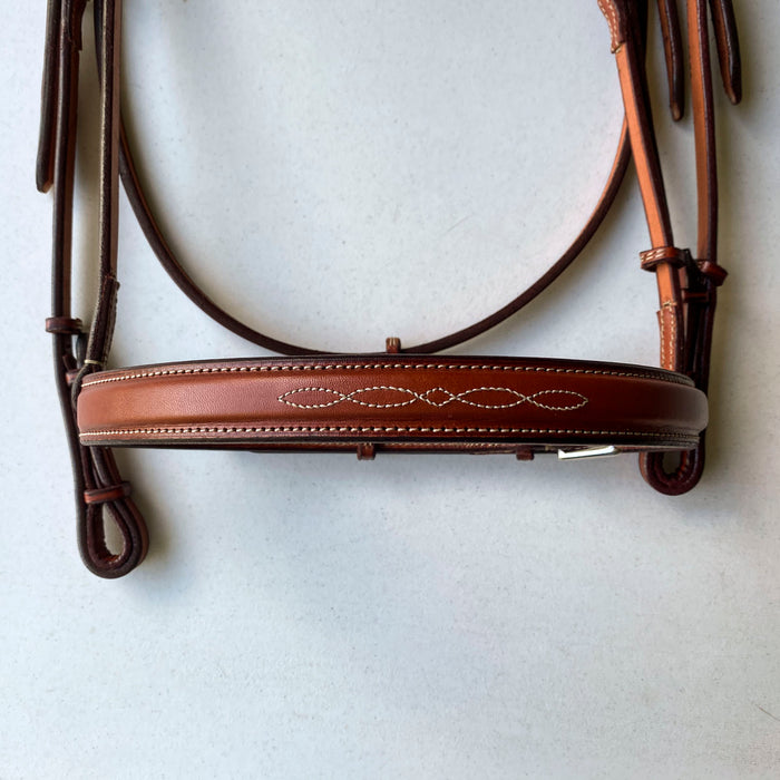 Edgewood 1" Fancy-stitched Raised Bridle