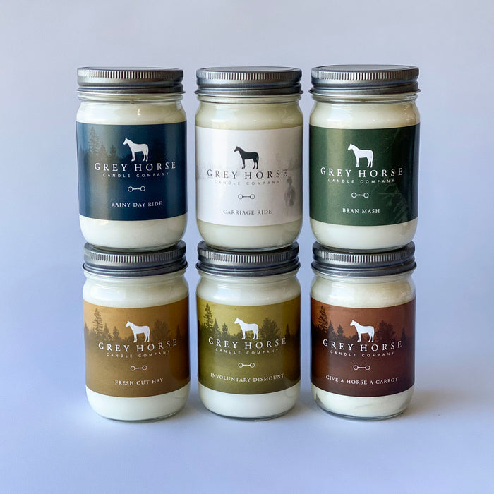 Grey Horse Candles