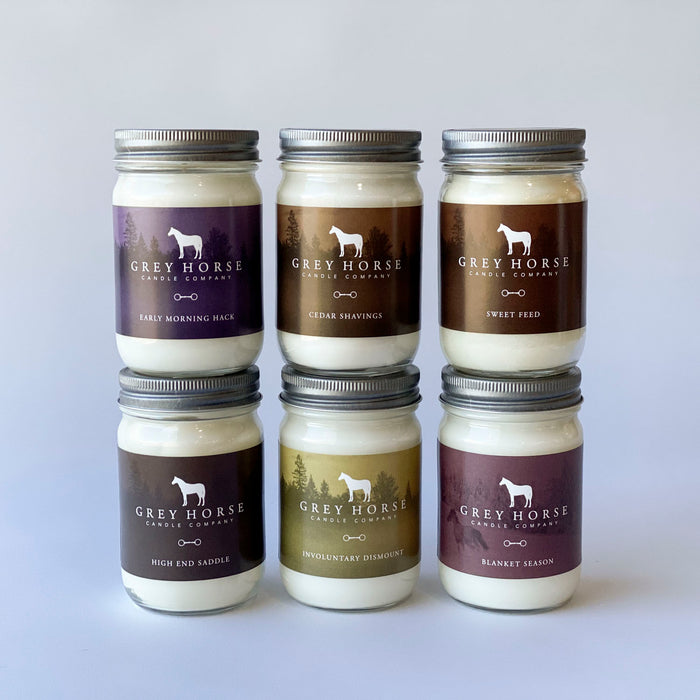 Grey Horse Candles