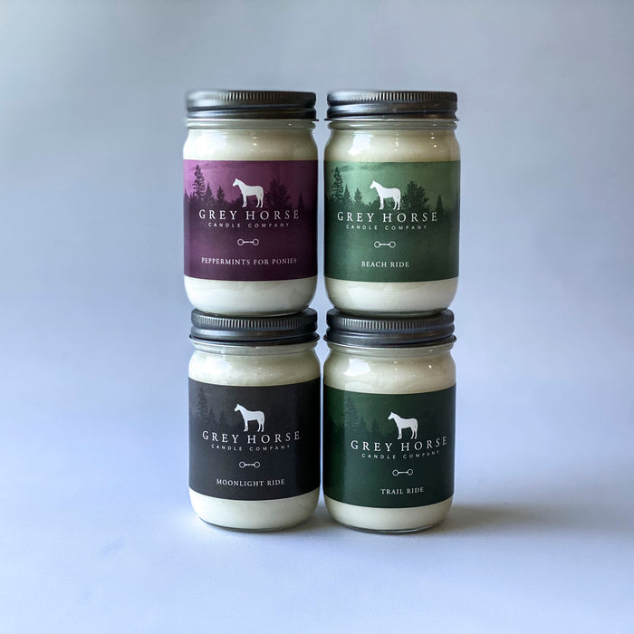 Grey Horse Candles