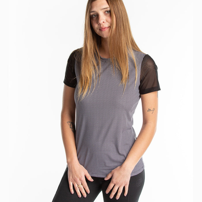 Hannah Childs Shannon Short Sleeve Mesh Tee